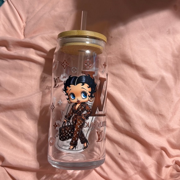 Brown and Tan Betty Boop 5 piece notebook and accessory set. - Picture 5 of 9